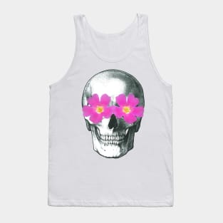 Flowering skull Tank Top